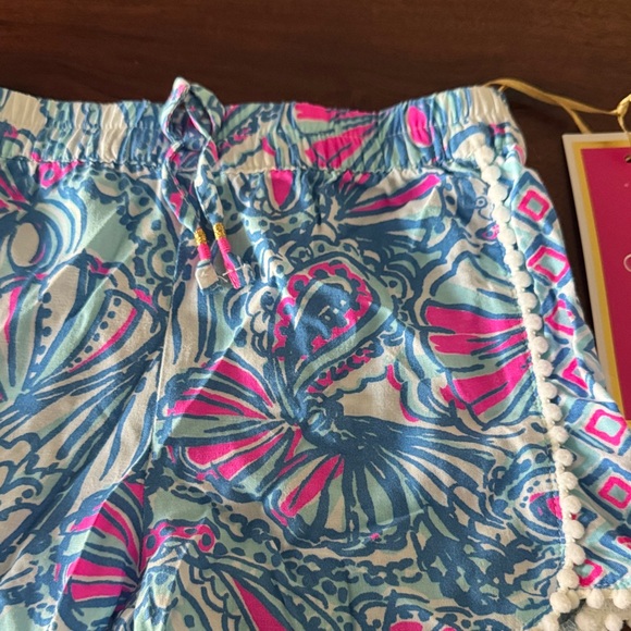 Lilly Pulitzer for Target High Waist Blue and Pink Shorts - Picture 6 of 6